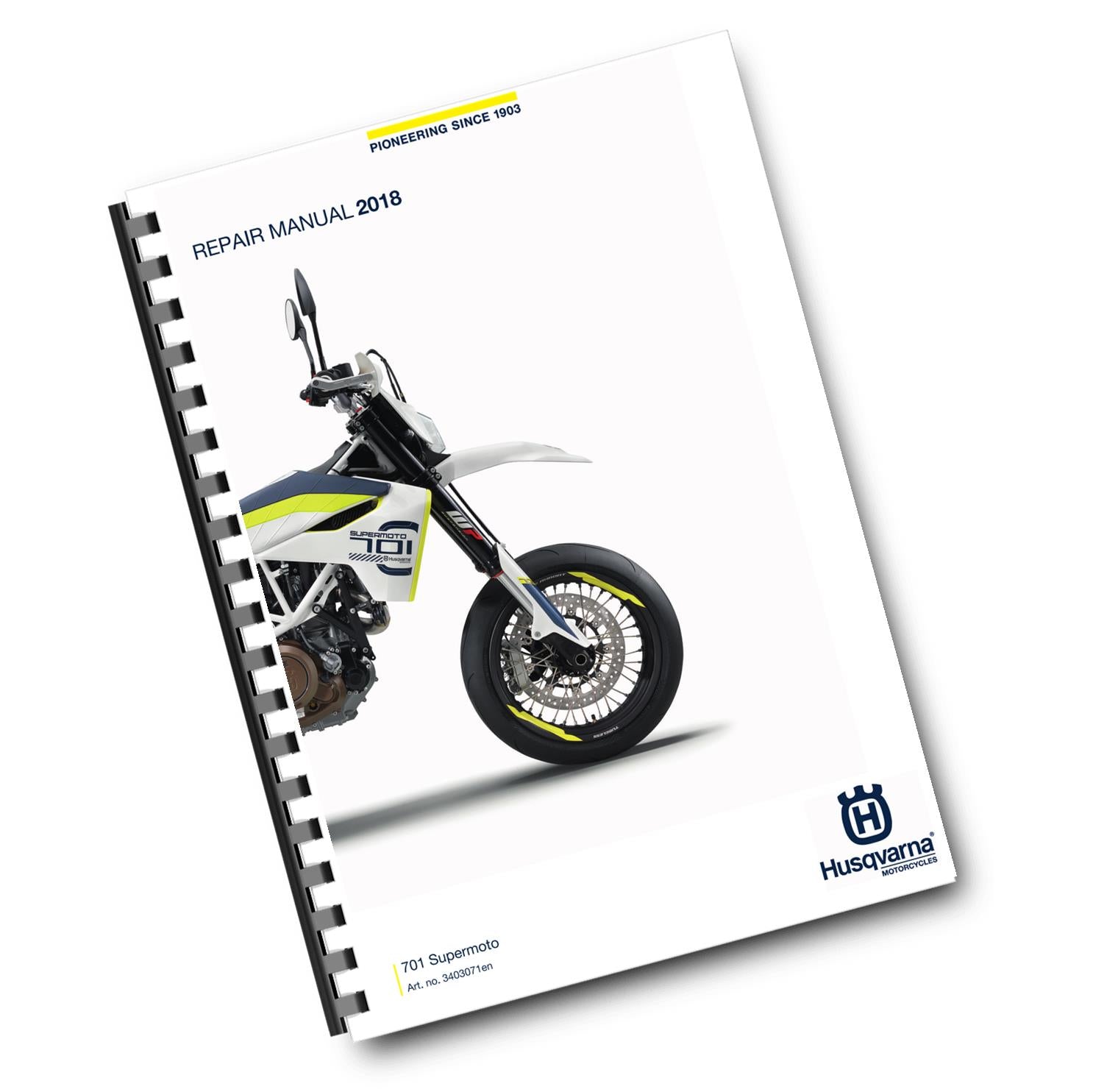 HUSQVARNA 2018 - 701 SUPERMOTO - REPAIR WORKSHOP SERVICE MANUAL