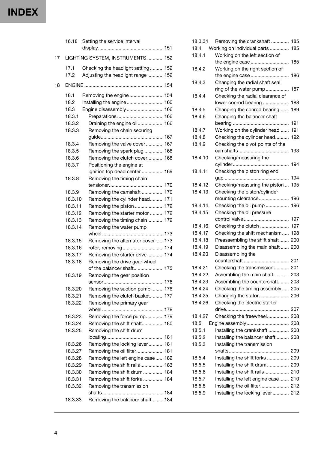 HUSQVARNA 2018 - SVARTPILEN 401 - REPAIR WORKSHOP SERVICE MANUAL