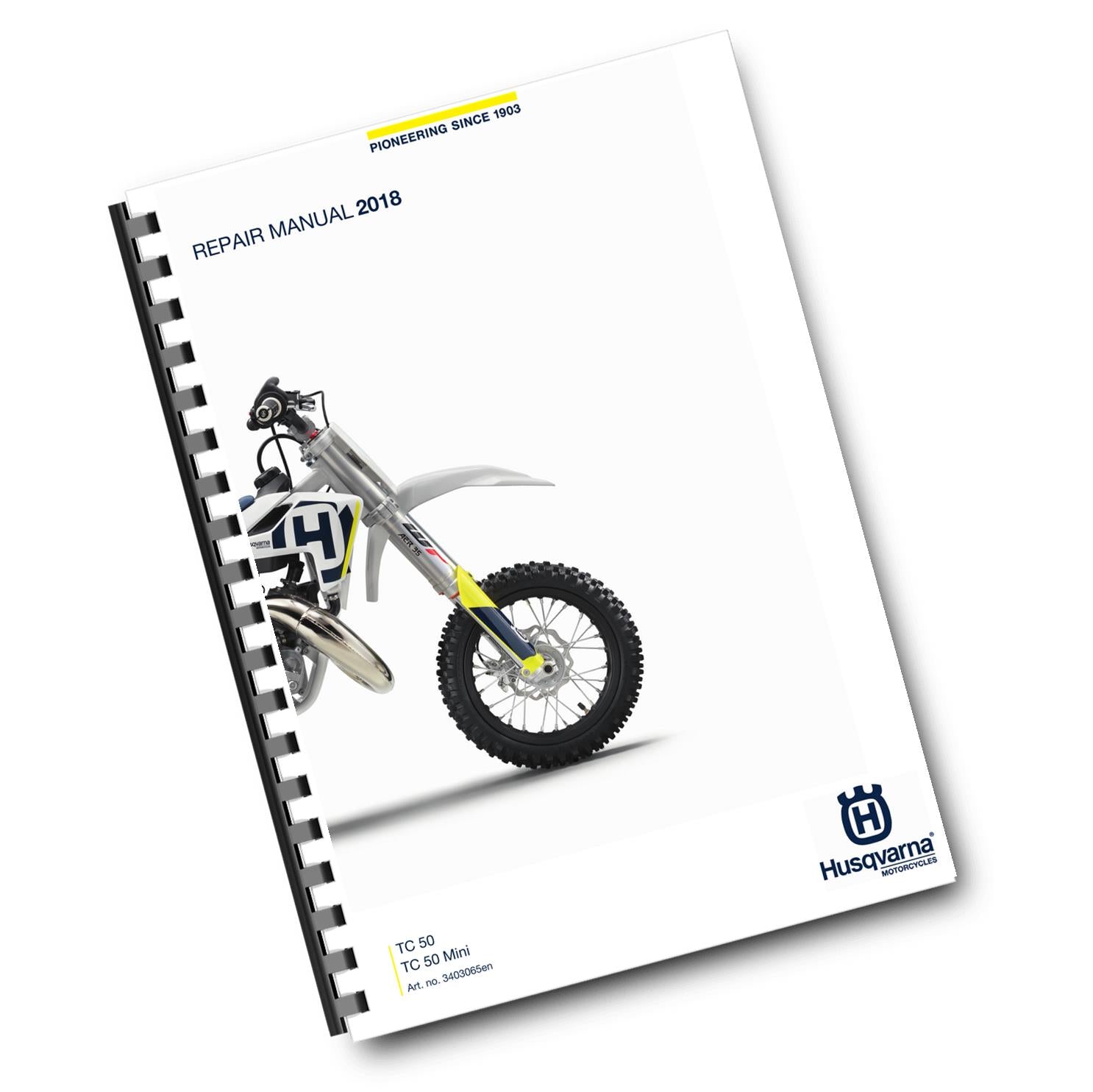 HUSQVARNA 2018 - TC 50 MINI - REPAIR WORKSHOP SERVICE MANUAL