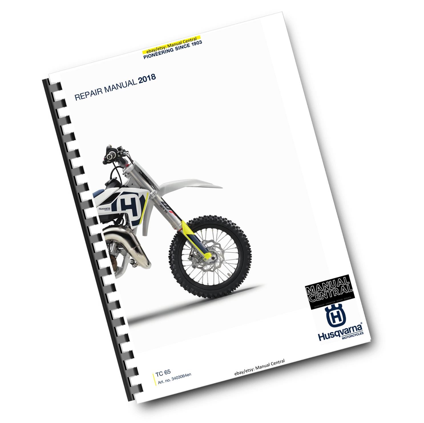 HUSQVARNA 2018 - TC 65 - REPAIR WORKSHOP SERVICE MANUAL