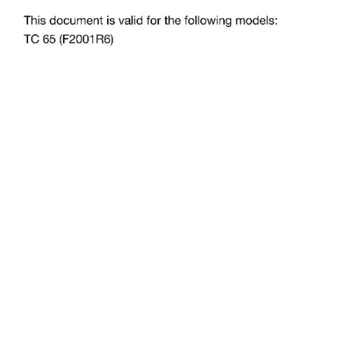 HUSQVARNA 2018 - TC 65 - REPAIR WORKSHOP SERVICE MANUAL