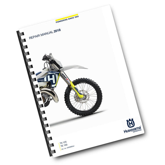 HUSQVARNA 2018 - TX 125 TE 150 - REPAIR WORKSHOP SERVICE MANUAL