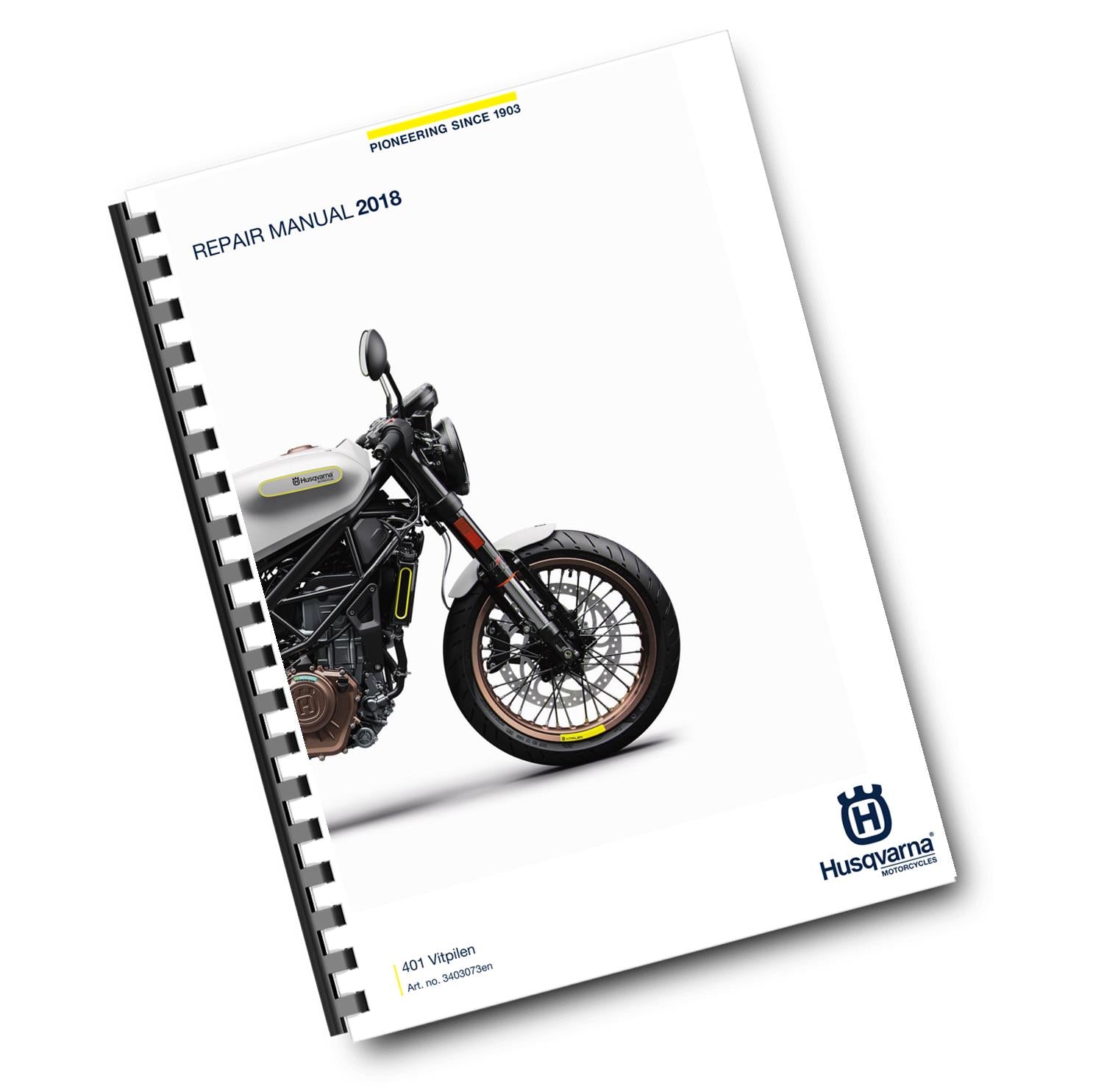 HUSQVARNA 2018 - VITPILEN 401 - REPAIR WORKSHOP SERVICE MANUAL