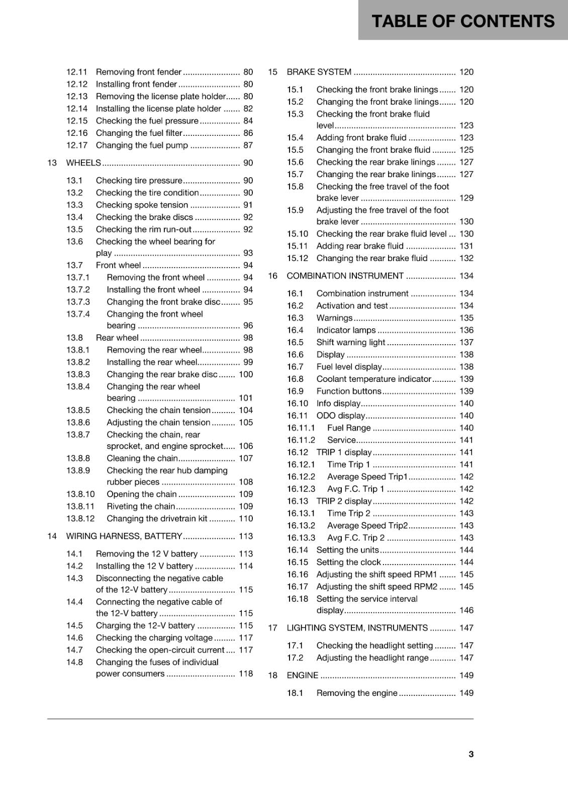 HUSQVARNA 2018 - VITPILEN 401 - REPAIR WORKSHOP SERVICE MANUAL