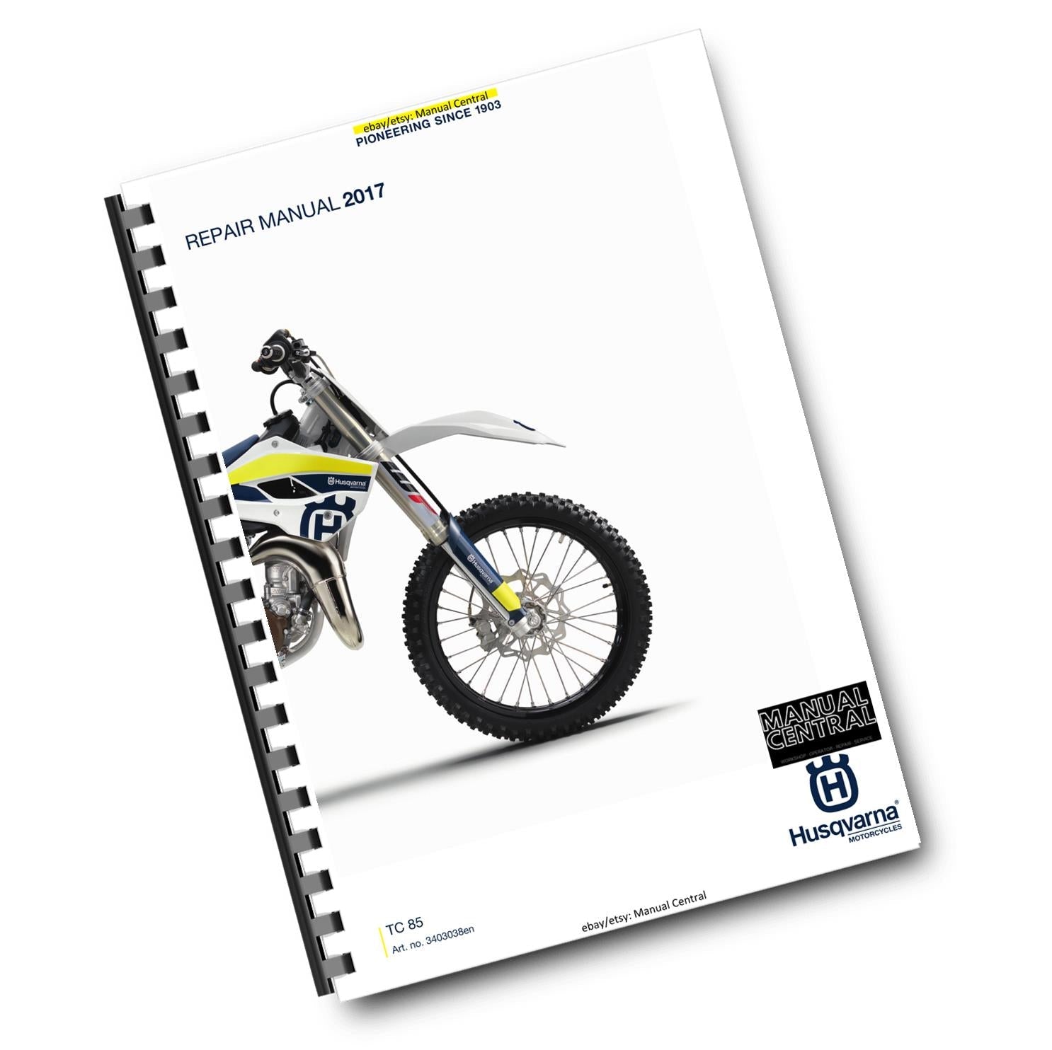HUSQVARNA 2017 - TC 85 19/16 17/14 - WORKSHOP SERVICE MANUAL REPRINTED