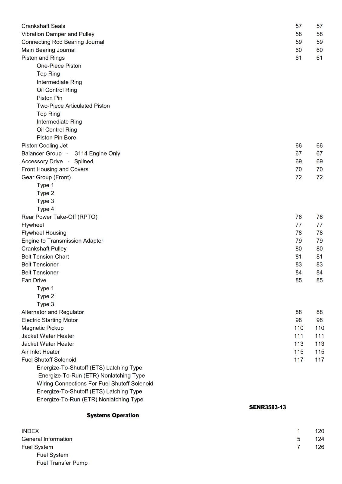 CATERPILLAR 3114 3116 3126 ENGINES - WORKSHOP SERVICE REPAIR MANUAL