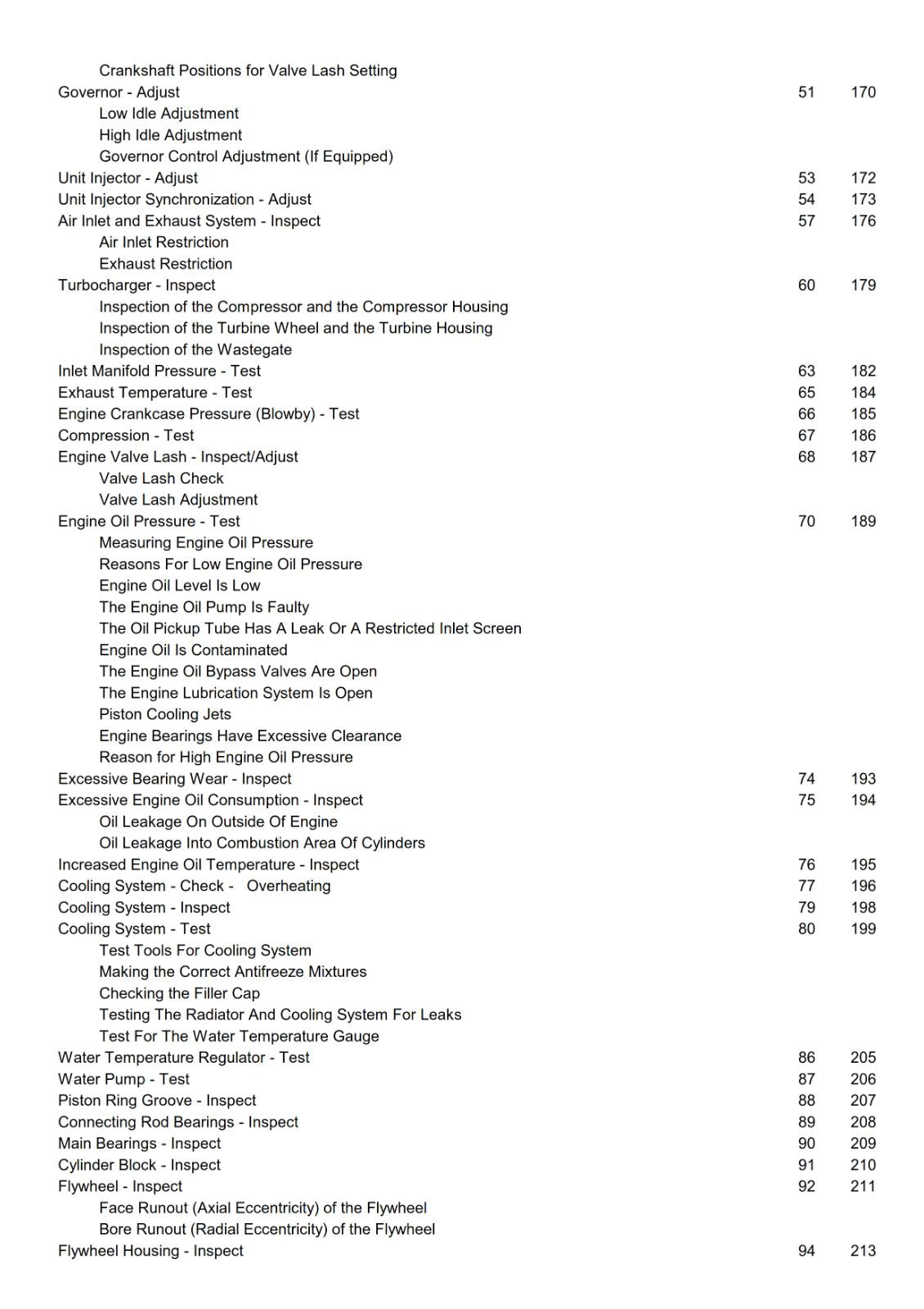CATERPILLAR 3114 3116 3126 ENGINES - WORKSHOP SERVICE REPAIR MANUAL