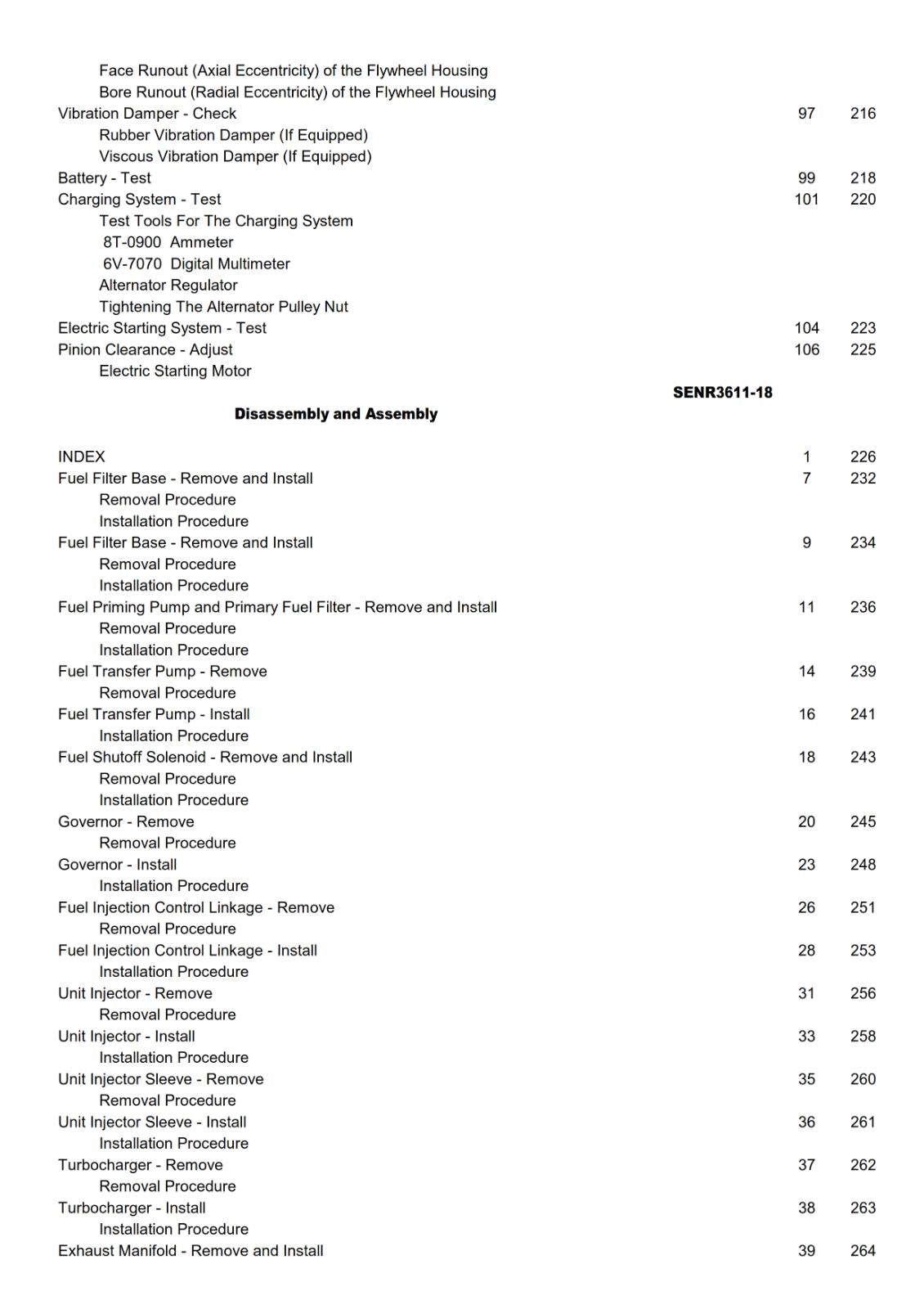 CATERPILLAR 3114 3116 3126 ENGINES - WORKSHOP SERVICE REPAIR MANUAL
