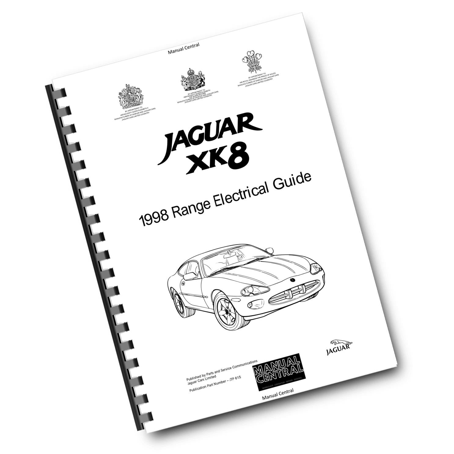 JAGUAR  XK8 RANGE - 1998 - ELECTRICAL GUIDE - WIRING CIRCUIT DIAGRAMS