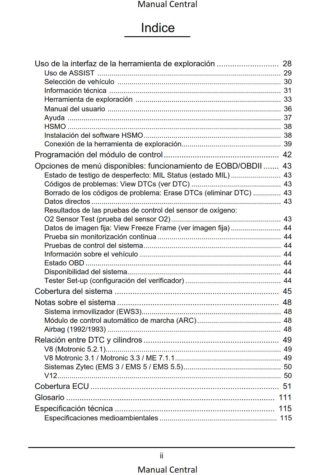 ITALIAN LANGUAGE - BENTLEY OMICHECK USER MANUAL - REPRINTED COMB BOUND
