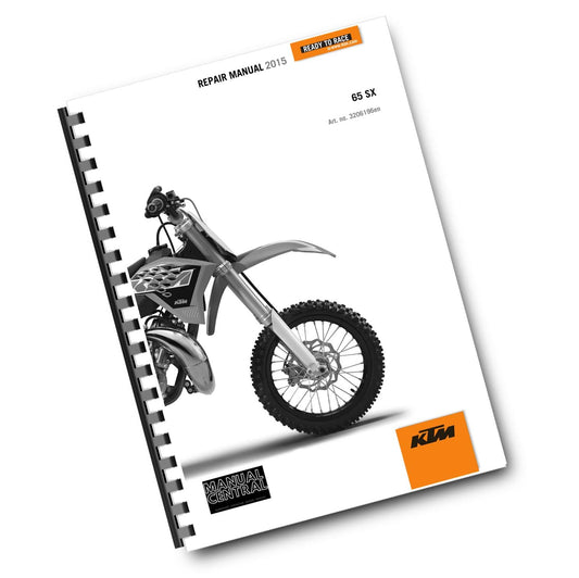 KTM 2015 - 65 SX - WORKSHOP REPAIR SERVICE MANUAL REPRINTED