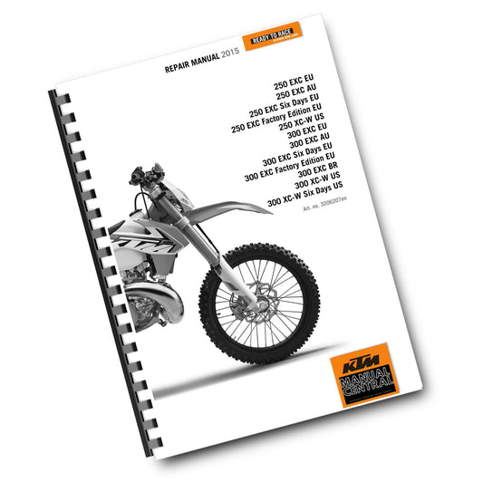 KTM 2015 - 250 300 EXC XC-W SIX DAYS FACTORY EDITION - WORKSHOP REPAIR SERVICE