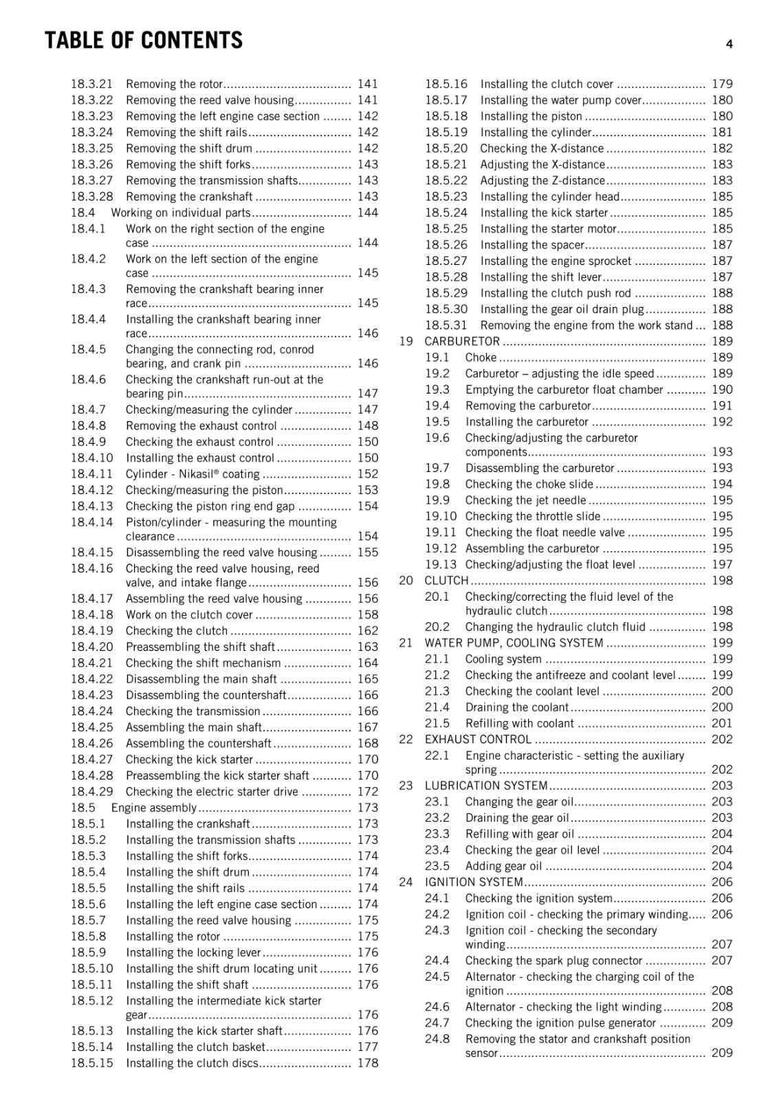 KTM 2015 - 250 300 EXC XC-W SIX DAYS FACTORY EDITION - WORKSHOP REPAIR SERVICE