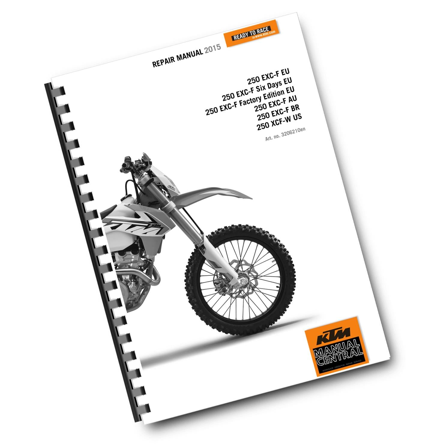 KTM 2015 - 250 EXC-F SIX DAYS FACTORY EDITION XCF-W - WORKSHOP REPAIR SERVICE