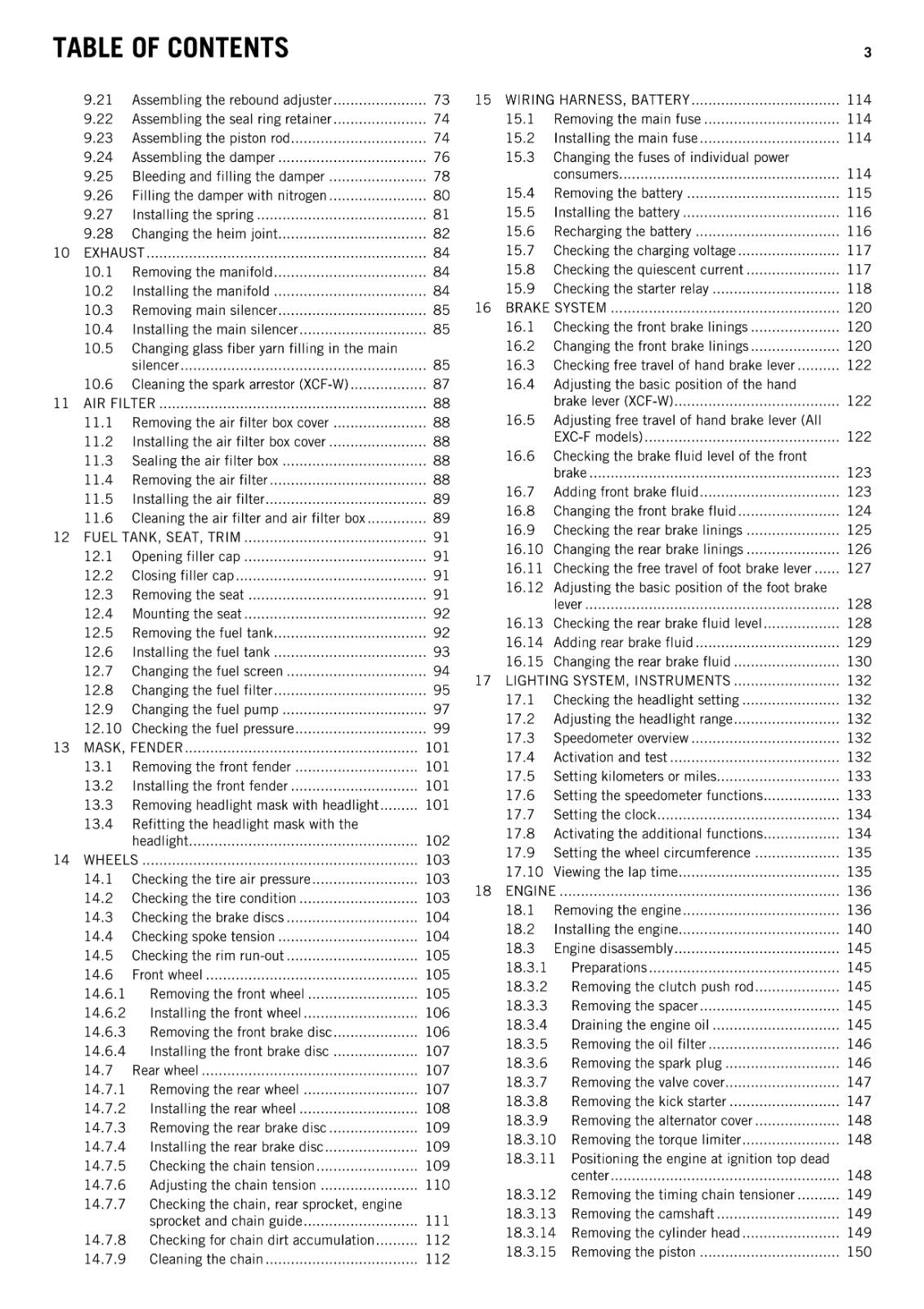 KTM 2015 - 250 EXC-F SIX DAYS FACTORY EDITION XCF-W - WORKSHOP REPAIR SERVICE