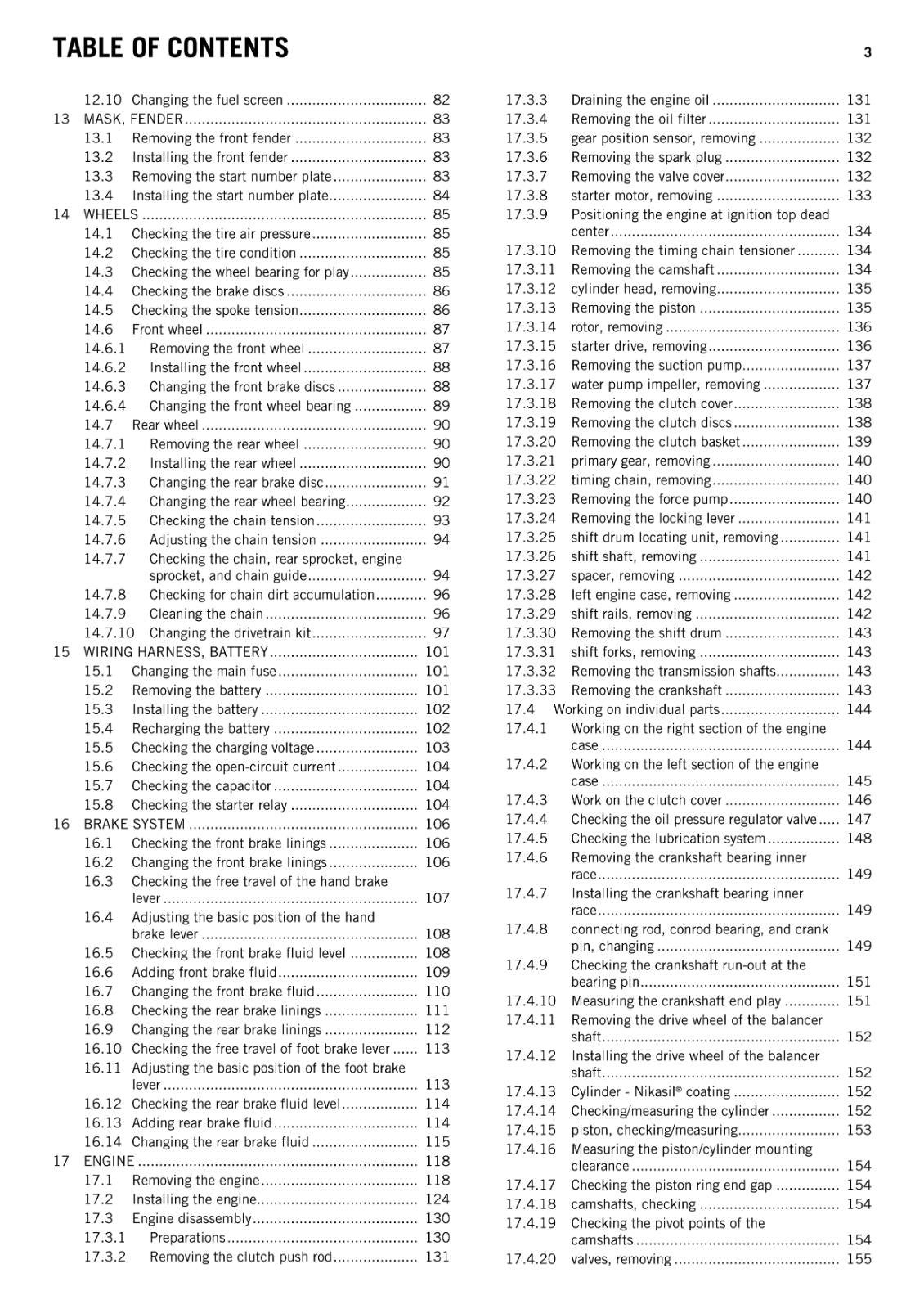 KTM 2015 - 250 SX-F FACTORY EDITION - WORKSHOP REPAIR SERVICE MANUAL