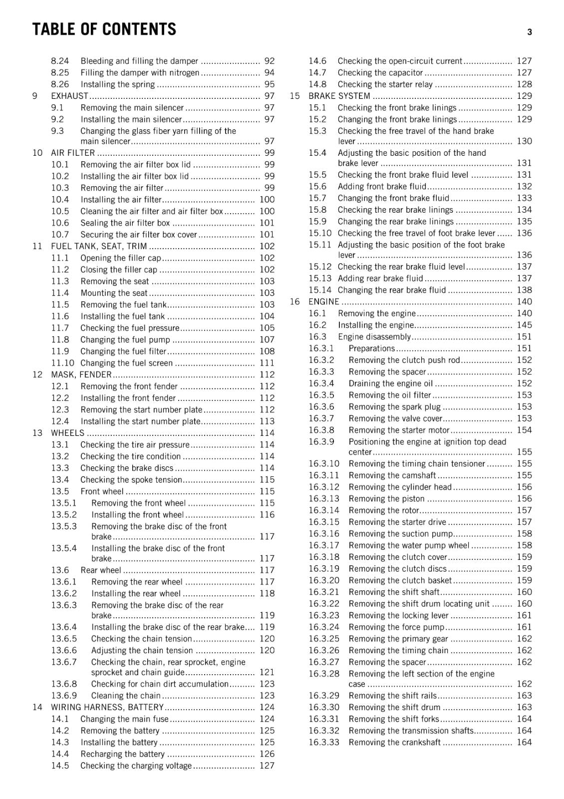 KTM 2015 - 250 SX-F XC-F - WORKSHOP REPAIR SERVICE MANUAL