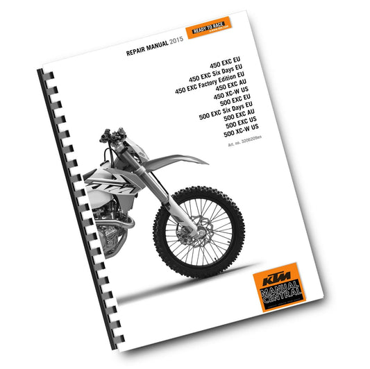 KTM 2015 - 450 500 EXC SIX DAYS  FACTORY EDITION XC-W - WORKSHOP REPAIR SERVICE