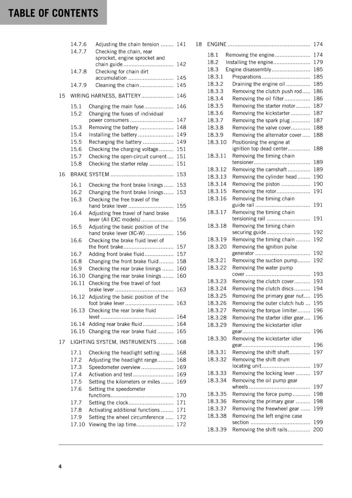 KTM 2015 - 450 500 EXC SIX DAYS  FACTORY EDITION XC-W - WORKSHOP REPAIR SERVICE