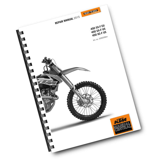 KTM 2015 - 450 SX-F XC-F - WORKSHOP REPAIR SERVICE MANUAL