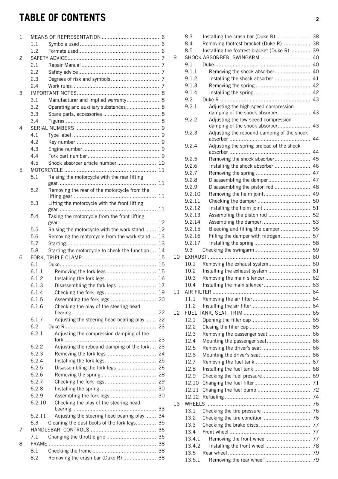 KTM 2015 - 690 DUKE R  - WORKSHOP REPAIR SERVICE MANUAL