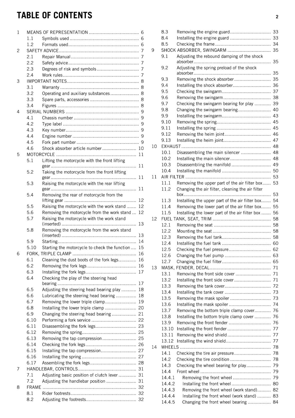 KTM 2015 - 1050 ADVENTURE  - WORKSHOP REPAIR SERVICE MANUAL