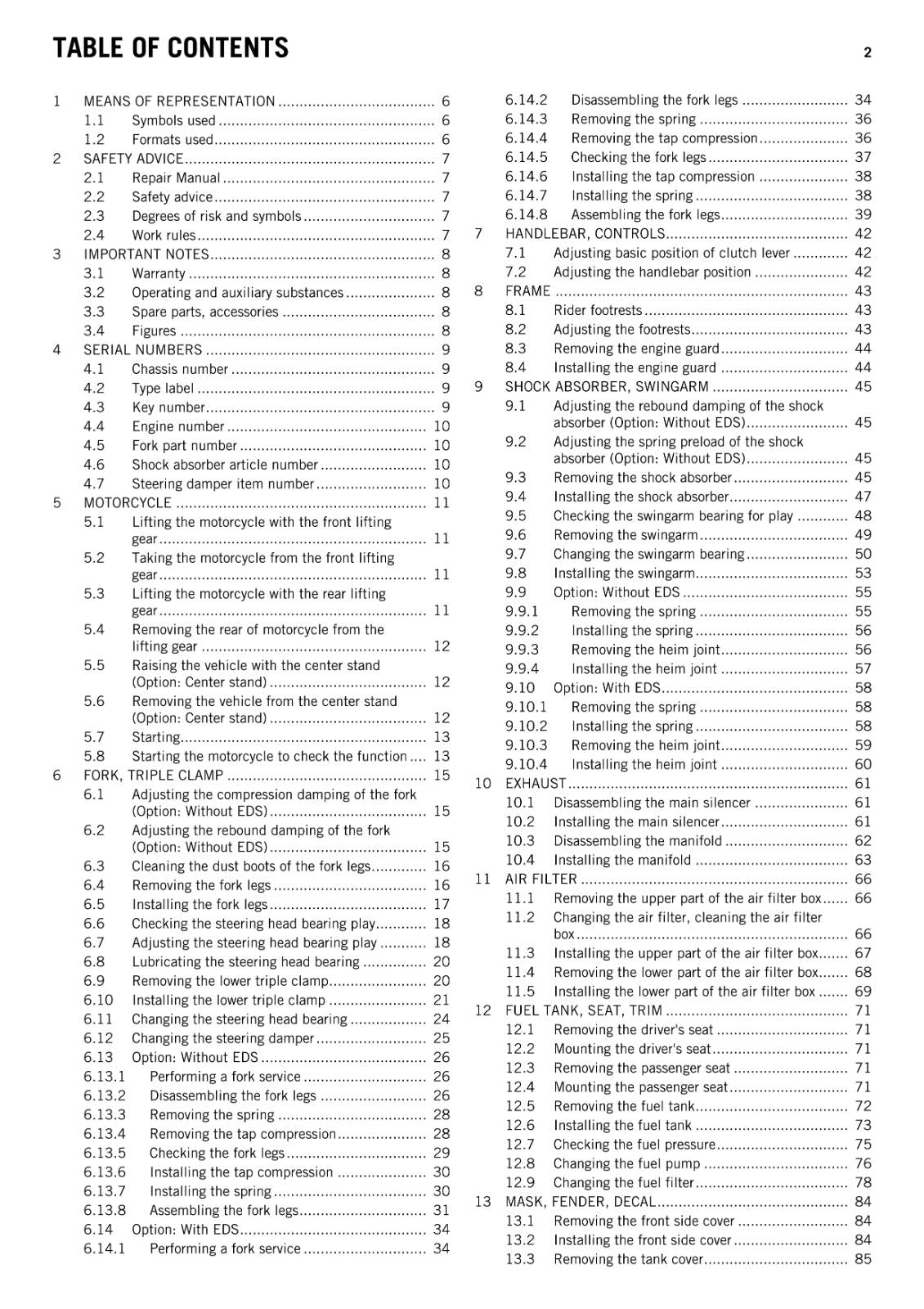 KTM 2015 - 1190 ADVENTURE  - WORKSHOP REPAIR SERVICE MANUAL