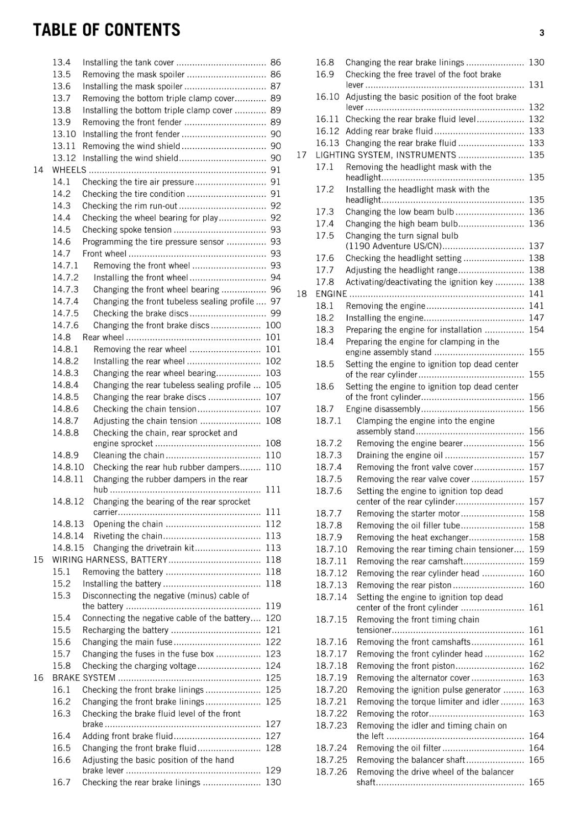 KTM 2015 - 1190 ADVENTURE  - WORKSHOP REPAIR SERVICE MANUAL