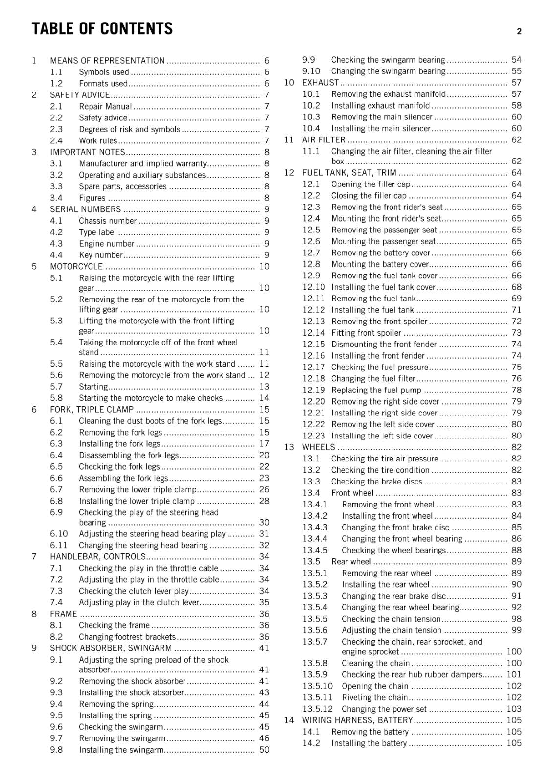 KTM 2015 - RC 125 200 - WORKSHOP REPAIR SERVICE MANUAL