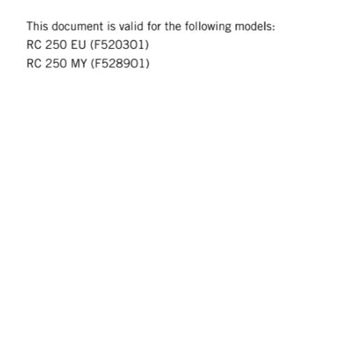 KTM 2015 - RC 250 - WORKSHOP REPAIR SERVICE MANUAL