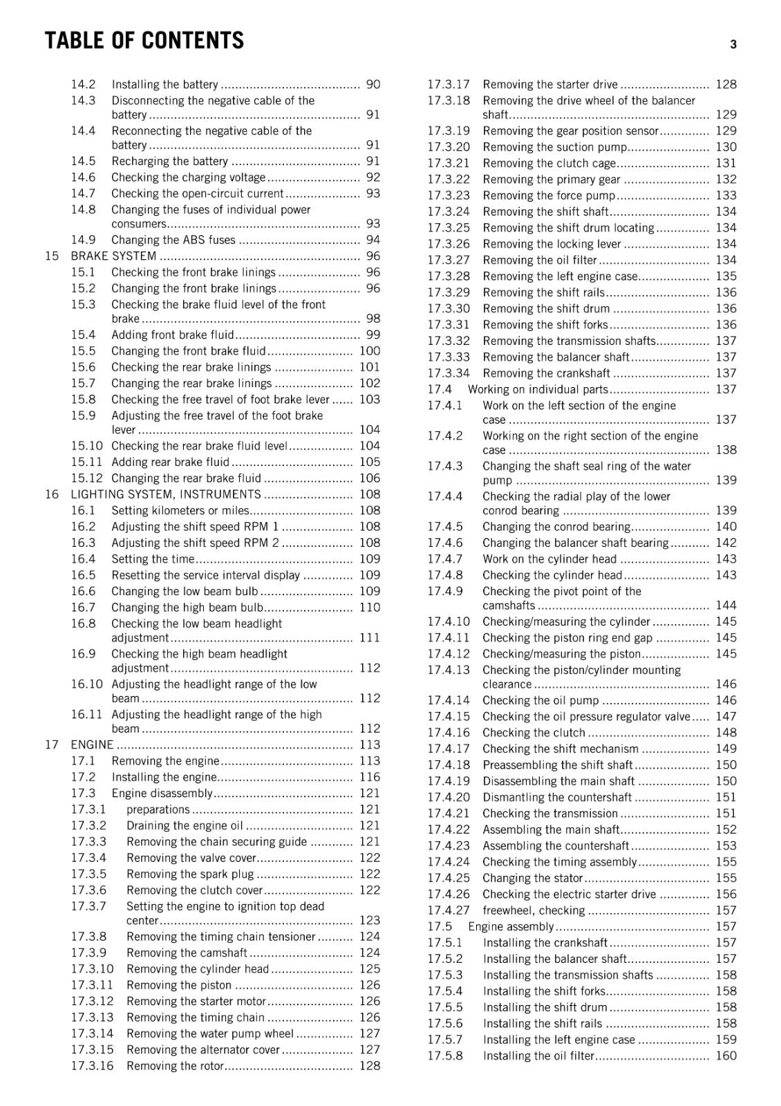 KTM 2015 - RC 250 - WORKSHOP REPAIR SERVICE MANUAL