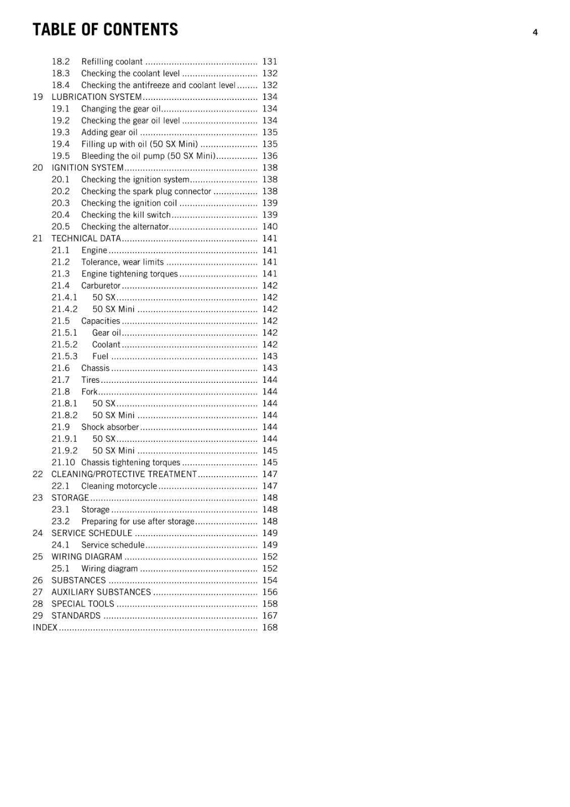 KTM 2014 - 50 SX MINI - WORKSHOP REPAIR SERVICE MANUAL