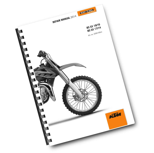 KTM 2014 - 85 SX 19/16 17/14 - WORKSHOP REPAIR SERVICE MANUAL