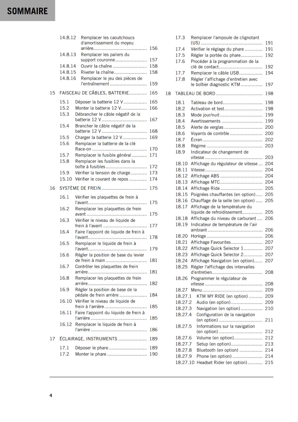 FRENCH LANGUAGE - KTM 2018 - 1290 SUPER ADVENTURE R - MANUEL DE REPARATION