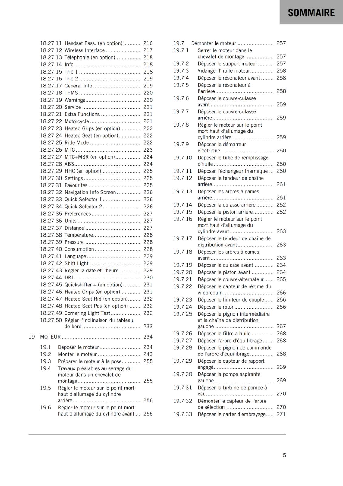 FRENCH LANGUAGE - KTM 2018 - 1290 SUPER ADVENTURE R - MANUEL DE REPARATION