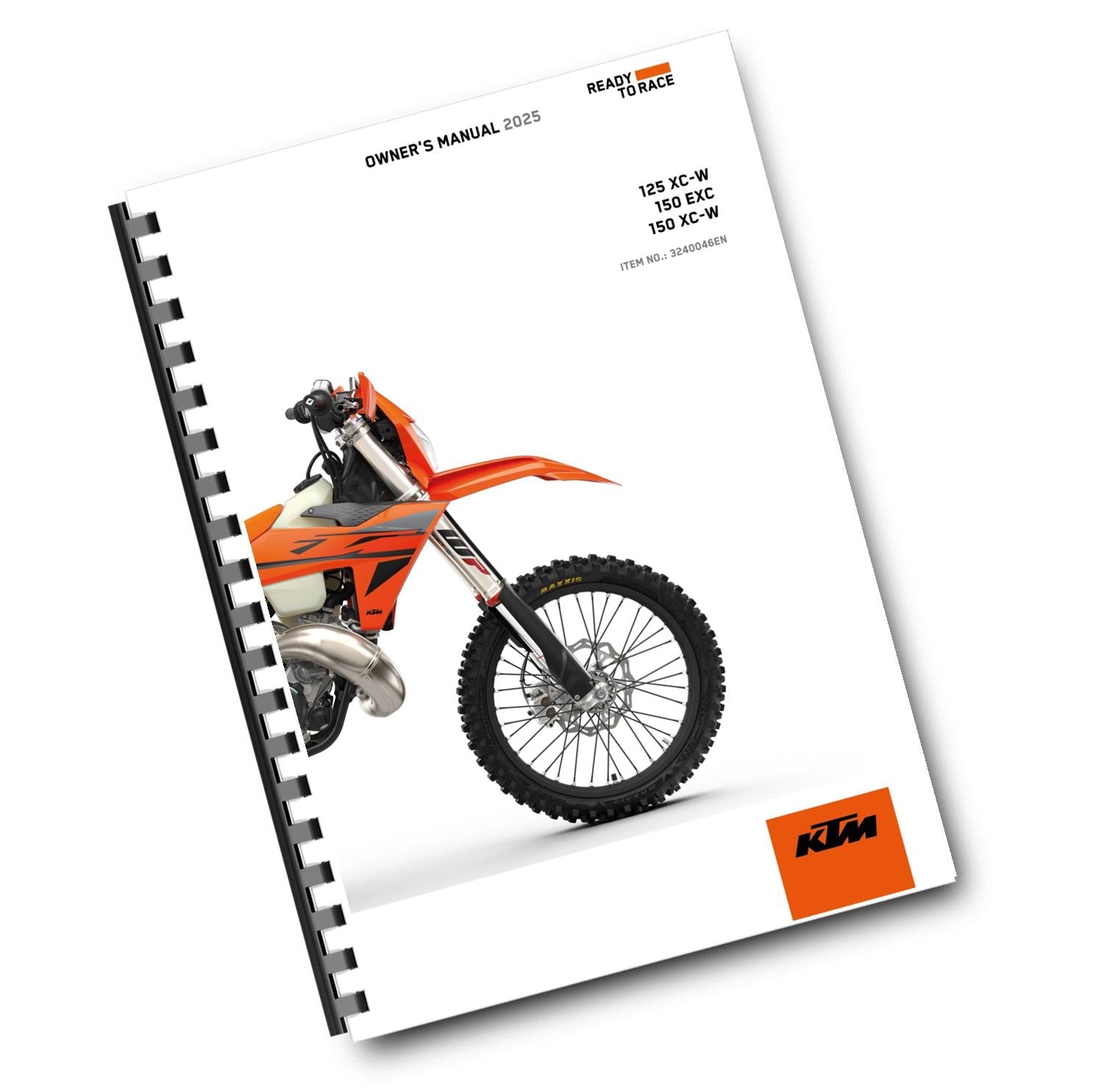 KTM 2025 - 125 150 XC-W EXC - OWNERS MANUAL USER GUIDE