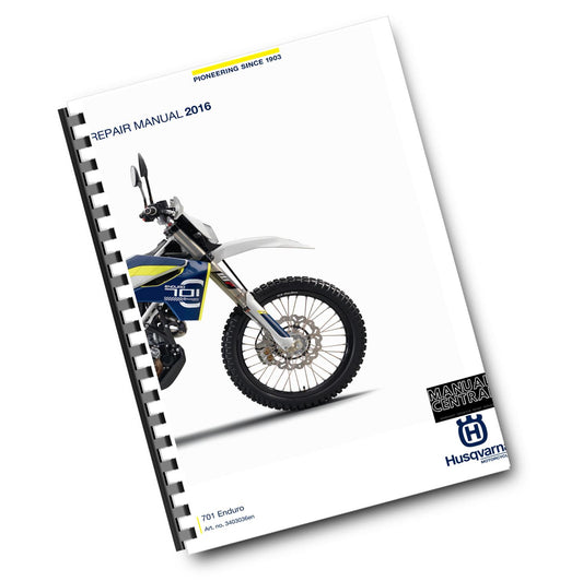 HUSQVARNA 2016 - 701 ENDURO - REPAIR WORKSHOP SERVICE MANUAL