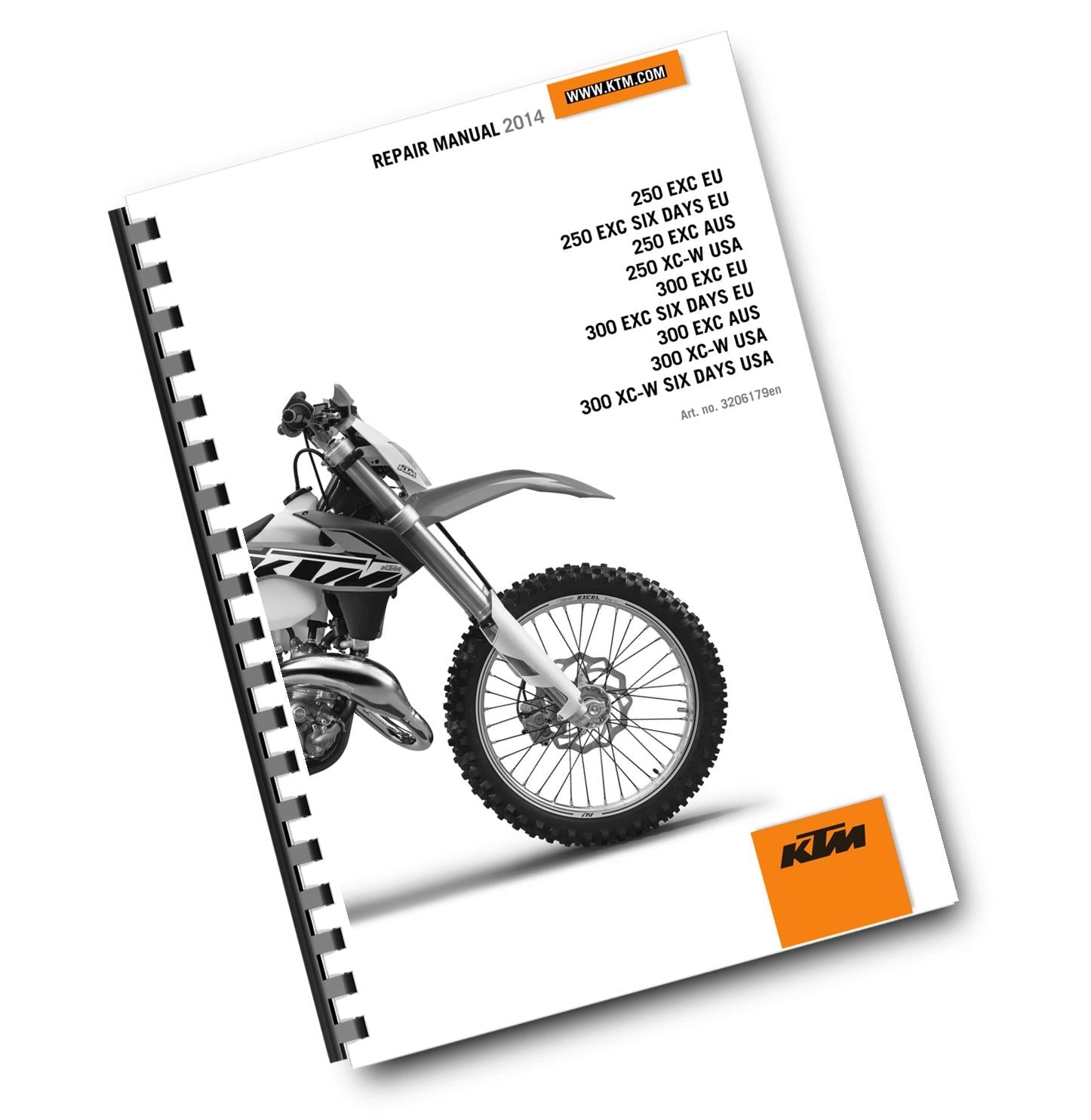 KTM 2014 - 250 300 EXC SIX DAYS XC-W  - WORKSHOP REPAIR SERVICE MANUAL