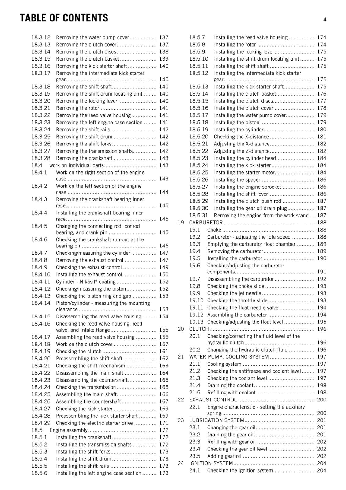 KTM 2014 - 250 300 EXC SIX DAYS XC-W  - WORKSHOP REPAIR SERVICE MANUAL
