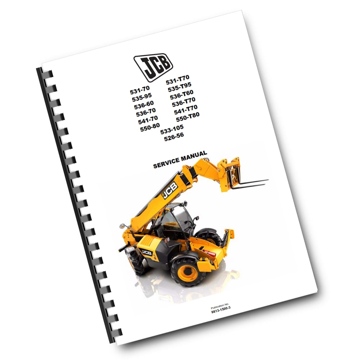 JCB 541-70 541-T70 550-80 550-T80 SERVICE WORKSHOP REPAIR - SIDE ENGINE LOADALL