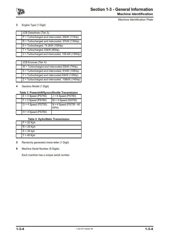 JCB 533-105 526-56 SERVICE WORKSHOP REPAIR - SIDE ENGINE LOADALL