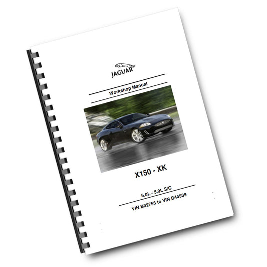 JAGUAR X150 XK XKR XKRS 5.0L S/C WORKSHOP SERVICE REPAIR - VIN B32753 TO B44939