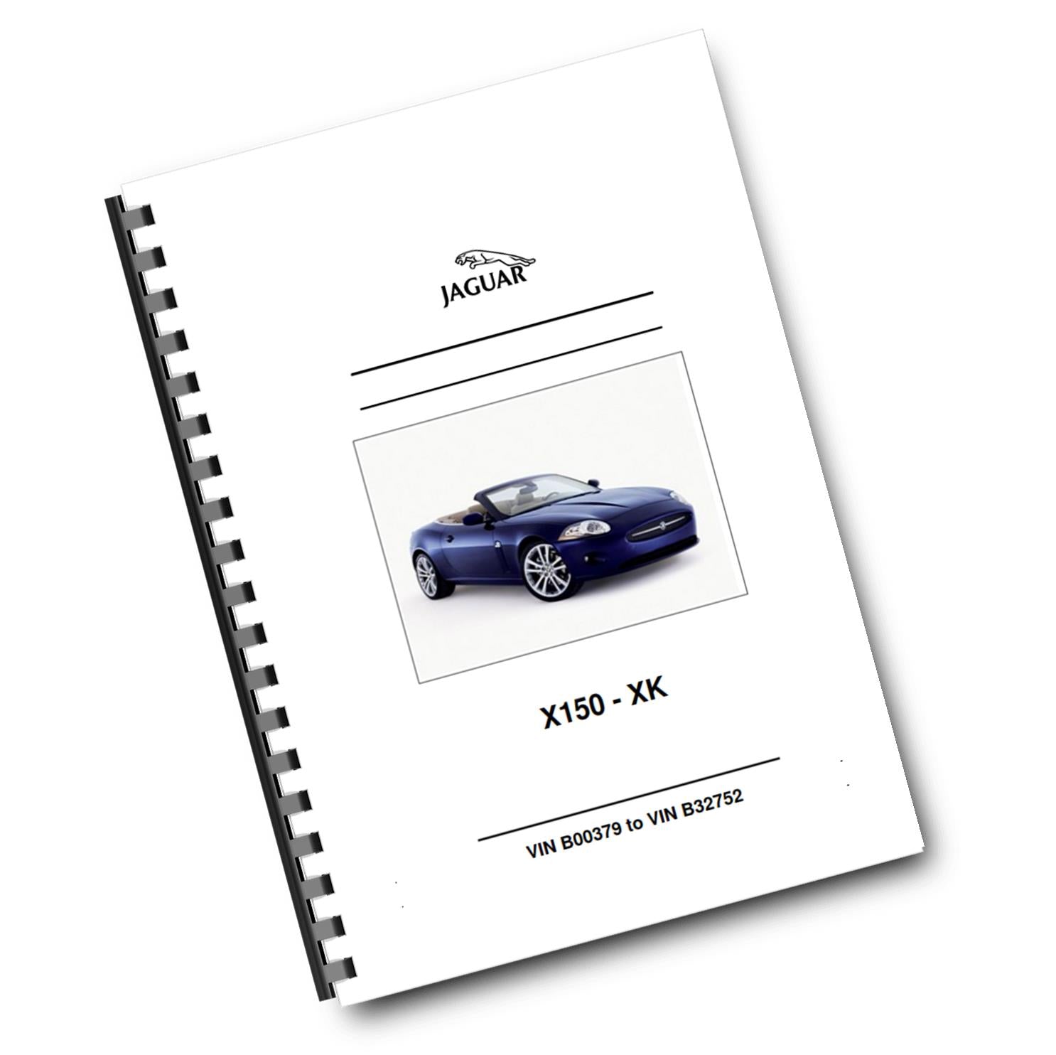 JAGUAR X150 XK 4.2L S/C WORKSHOP SERVICE REPAIR - VIN B00379 TO B32752