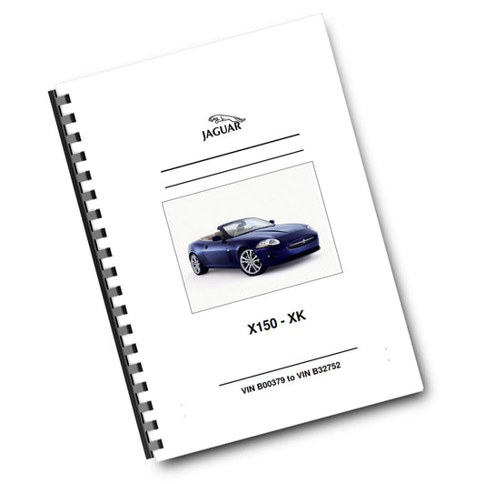 JAGUAR X150 XK 4.2L S/C WORKSHOP SERVICE REPAIR - VIN B00379 TO B32752
