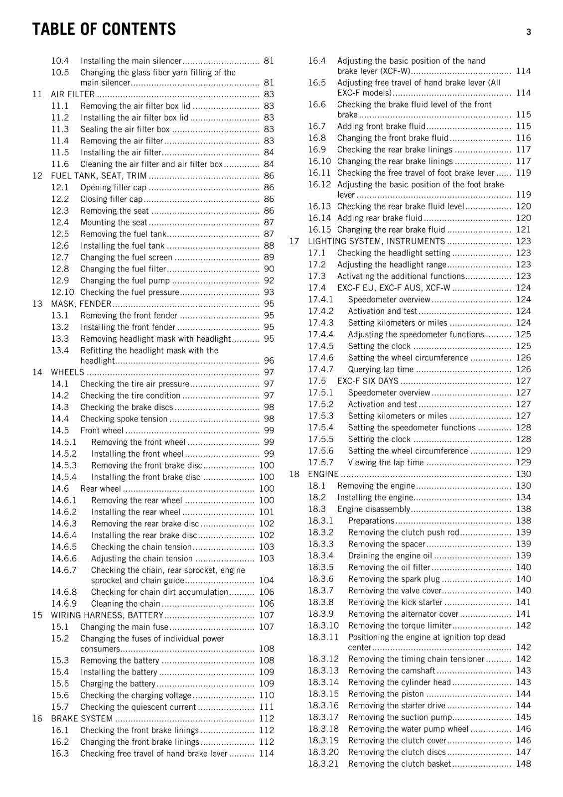 KTM 2014 - 250 EXC-F SIX DAYS XCF-W - WORKSHOP REPAIR SERVICE MANUAL