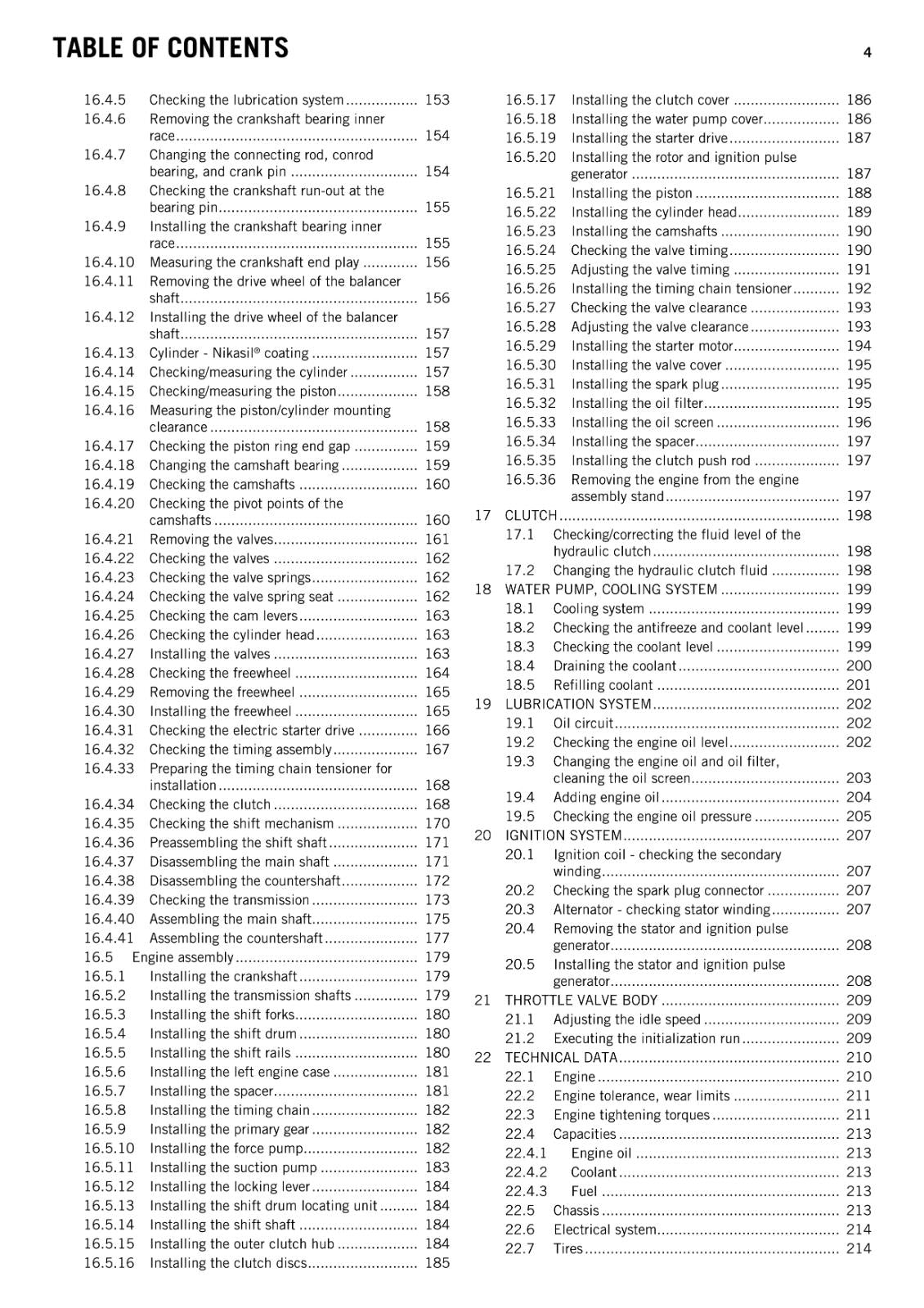 KTM 2014 - 350 SX-F XC-F - WORKSHOP REPAIR SERVICE MANUAL