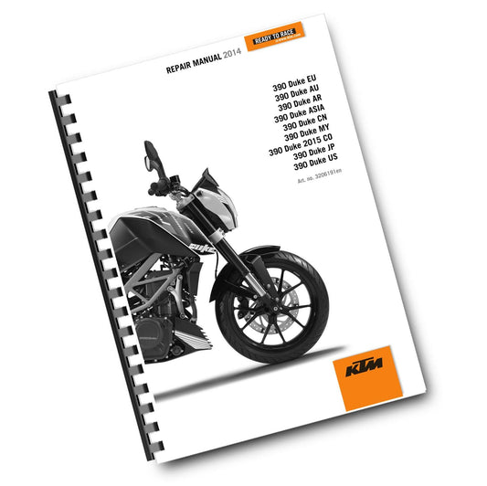KTM 2014 - 390 DUKE - WORKSHOP REPAIR SERVICE MANUAL