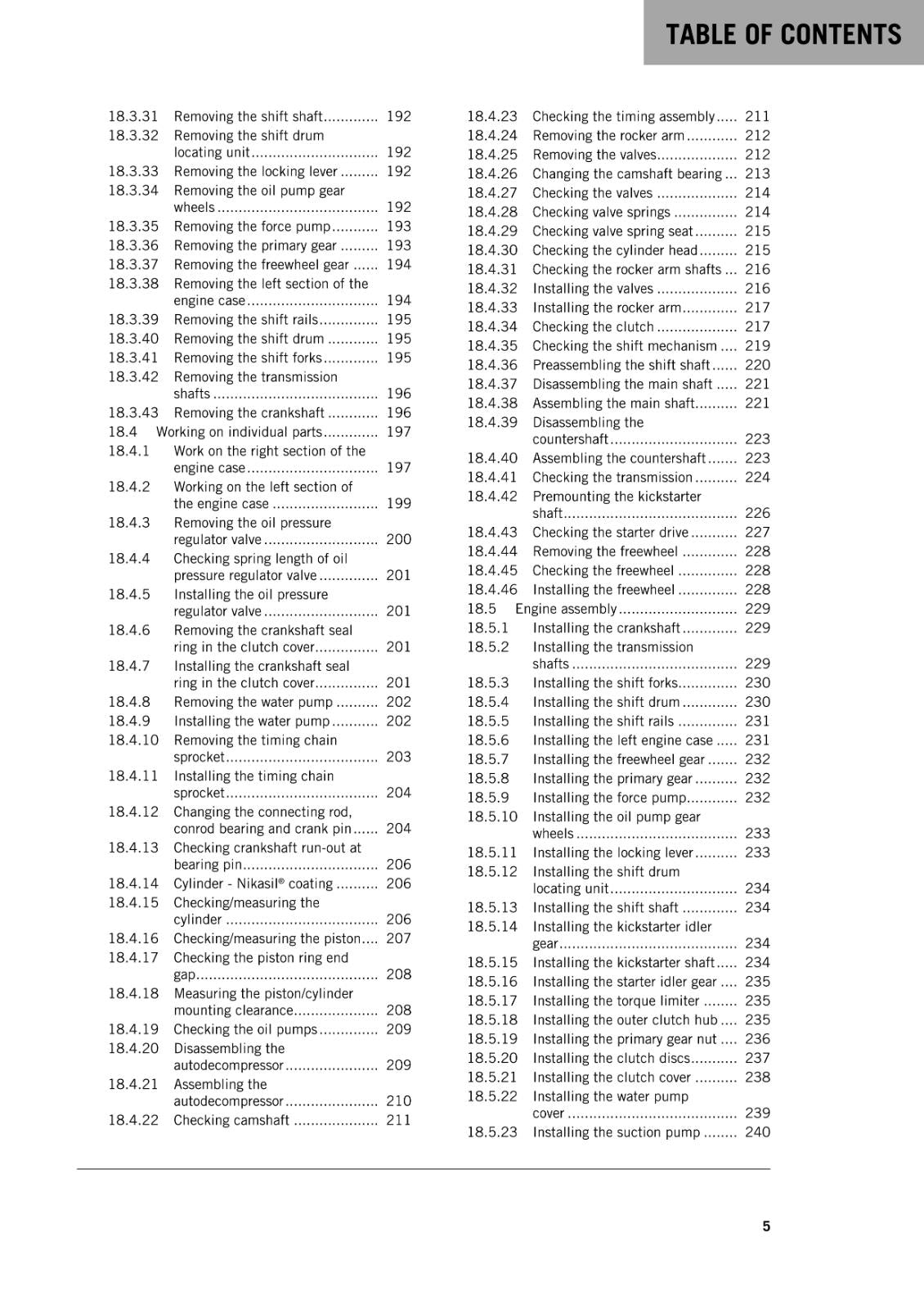 KTM 2014 - 450 500 EXC SIX DAYS XC-W - WORKSHOP REPAIR SERVICE MANUAL