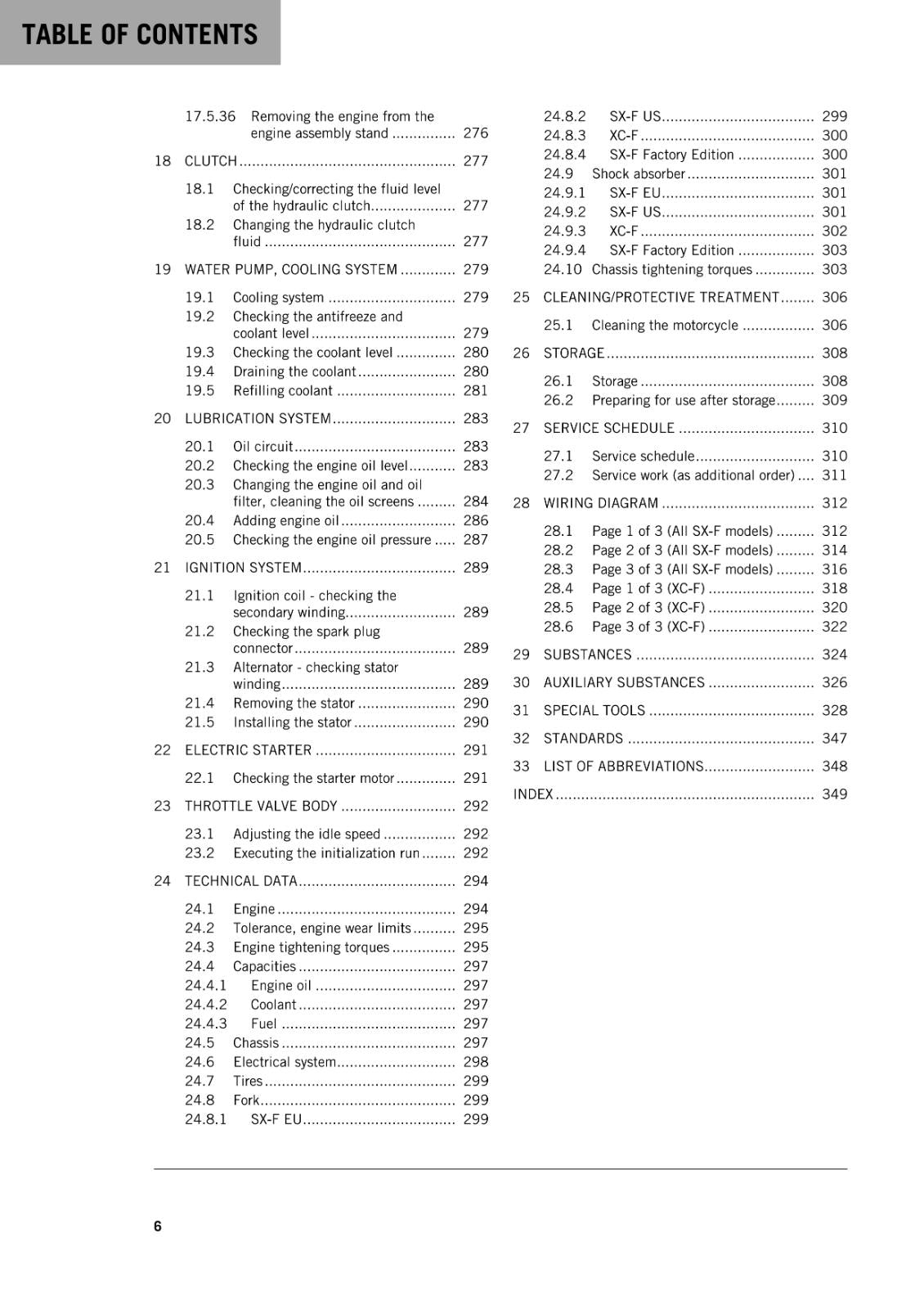 KTM 2014 - 450 SX-F FACTORY EDITION XC-F - WORKSHOP REPAIR SERVICE MANUAL