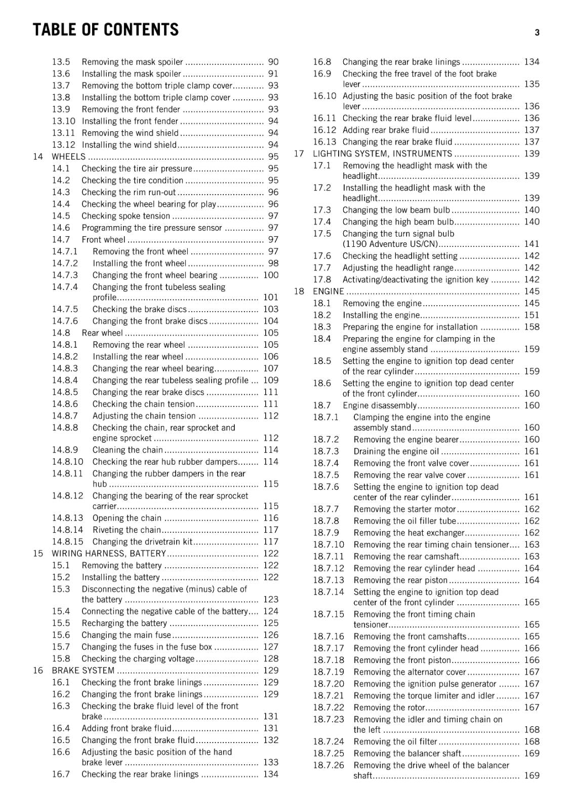 KTM 2014 - 1190 ADVENTURE - WORKSHOP REPAIR SERVICE MANUAL